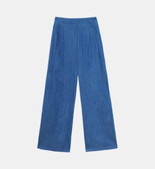 Pantalon large imprimé denim POET La Petite Etoile