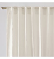 Rideau lin finition pattes cachées La Redoute Interieurs