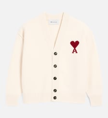 Cardigan Ami De Coeur En Laine unisexe AMI Paris
