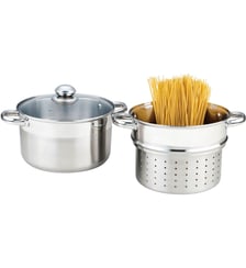 Cuit pâtes Vapeur Inox diam 24 cm avec panier Essentiel B