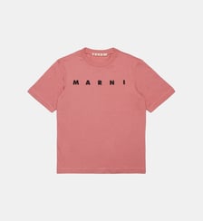T-shirt logo en coton Marni