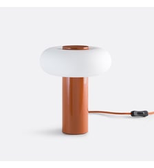 Lampe à poser métal fer et opaline H25,6 cm La Redoute Interieurs