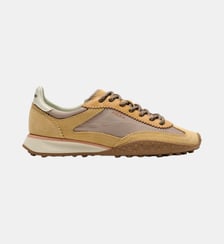 Baskets basses Bridge MKII Mustard en cuir et nylon Hoff