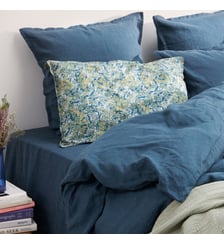 Taie d'oreiller en percale de coton, BRUME Blanc Cerise
