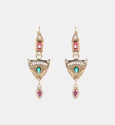 Boucles d'oreilles pendantes avec perles LYVIE Hipanema
