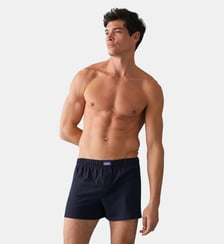 Caleçon bleu marine en jersey de coton Le Slip Francais