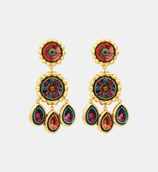 Boucles d'oreilles pendantes clips   - Angèle Satellite