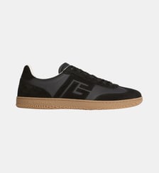 Baskets Balmain Swan en cuir suédé et lisse Balmain
