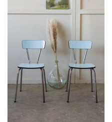 Paire de chaises en formica Alma N°1948- Produit chiné Debongout