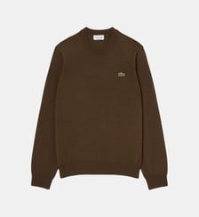 Pull col rond laine mélangée Lacoste