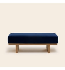Banc ANCA  Bois et tissu naturel Madura