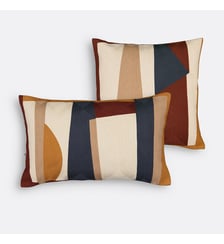 Housse de coussin brodée La Redoute Interieurs