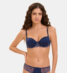 Soutien-gorge décolleté carré en spacer 3D - Bleu Rainbow Simone Pérèle