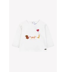 T-shirt -  coton imprimé chien Tartine Et Chocolat