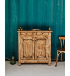 Buffet en bois patiné Gilbert N°1481- Produit chiné Debongout