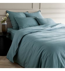 Housse de couette en voile de coton lavé AM.PM