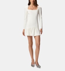 Mini-robe à encolure carrée Pinko