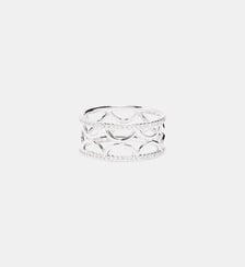 Bague bandeau Perpétuel.le semi-pavée Loyal.e Paris