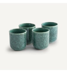 Lot de 4 tasses en grès émaillé AM.PM