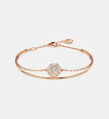 Bracelet-jonc Sublima, Doré à l’or rose 18 carats (750/1000) Swarovski