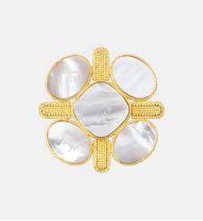 Broche   doré à l'or fin - Ashanti Satellite