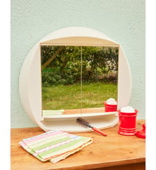 Armoire murale Space Age en plastique Magda N°711- Produit chiné Debongout