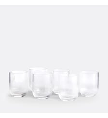 Lot de 6 verres striés La Redoute Interieurs