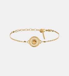 Bracelet fin ajustable   doré à l'or fin - Noor Satellite