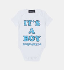 Body à manches courtes avec logo Dsquared2