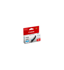 Cartouche d'encre Originale CLI-571 XL Cyan Haute Capacité - 0388C001 Canon