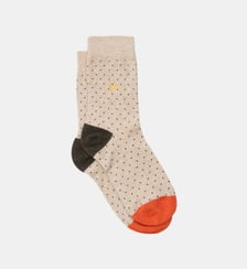 Chaussettes en coton peigné à pois Billybelt