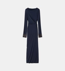 Robe Drapée En Jersey Crêpe Lanvin