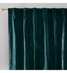 Rideau panne de velours pattes cachées La Redoute Interieurs