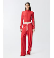 Pantalon de sport large à bande latérale Pinko