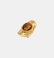 Bague large ajustable   doré à l'or fin - Arizona Dream Satellite