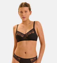Soutien-gorge sans-armatures structuré - Noir Simone Pérèle