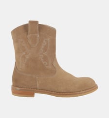 Bottines western en cuir de vachette Zadig&Voltaire Kids