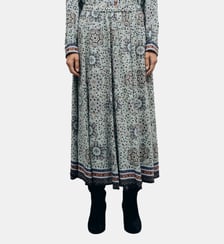 Jupe élastiquée imprimé foulard - TIFENN Gerard Darel