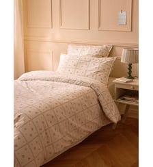 Housse de couette percale de coton "Léopoldine" Cyrillus