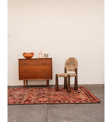 Tapis multicolore en laine Olivier N°16- Produit chiné Debongout