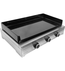 Plancha gaz Modern 75 Inox 3 brûleurs à poser, 74.4x40.2 cm Forge Adour