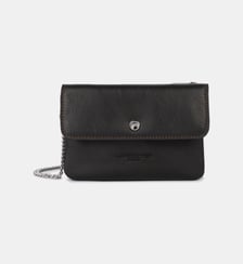 Petit double pochette Soft PM en cuir Lancaster