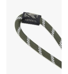 porte-clé "agnès b." avec cordon vert Agnès b.