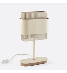 Lampe à poser double en métal fer La Redoute Interieurs