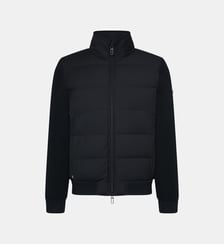 Blouson hybride matelassé à manches en maille regular Draco Digel