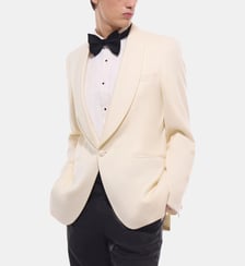 Veste de smoking ajustée en laine vierge Fursac