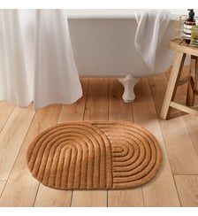 Tapis de bain, coton recyclé tufté La Redoute Interieurs