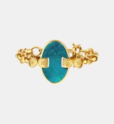 Bracelet chaîne   doré à l'or fin - Ashanti Satellite