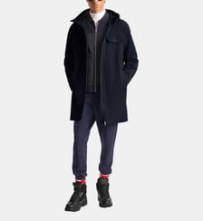 Manteau orno col capuche coupe regular Fusalp