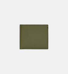 Portefeuille vertical moyen modèle zippé 2 volets Martin en cuir lisse Le Tanneur